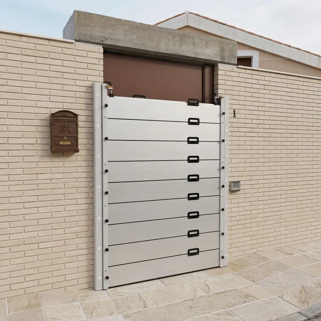Vivienda con fachada de ladrillo blanco (II)